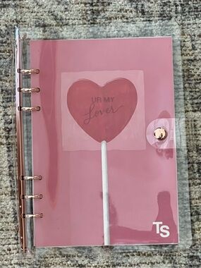 Taylor Swift Lover Pink Heart Notebook Journal